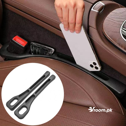 Premium Car Seat Gap Filler & Organizer with Mobile Holder for Cars & SUVs