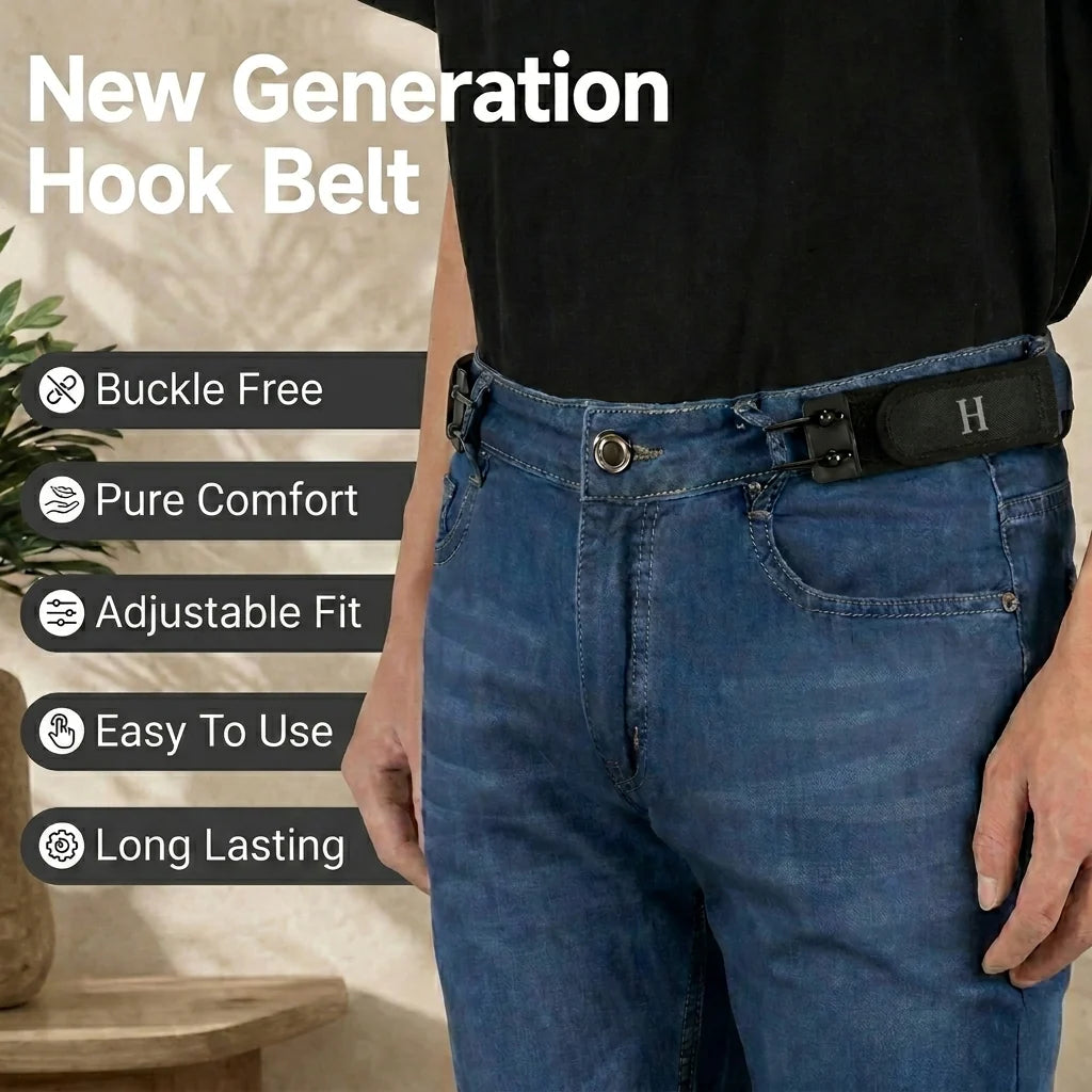 FlexBelt - Buckle-Free Hook Belt
