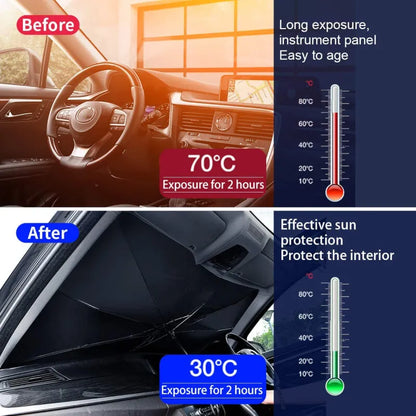 Windshield Sun Shade for Car Interior Protection